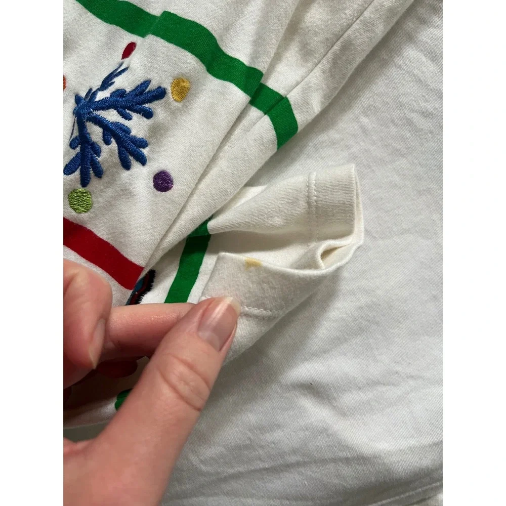 Michael Simon lite ski winter embroidered cardigan‎ medium